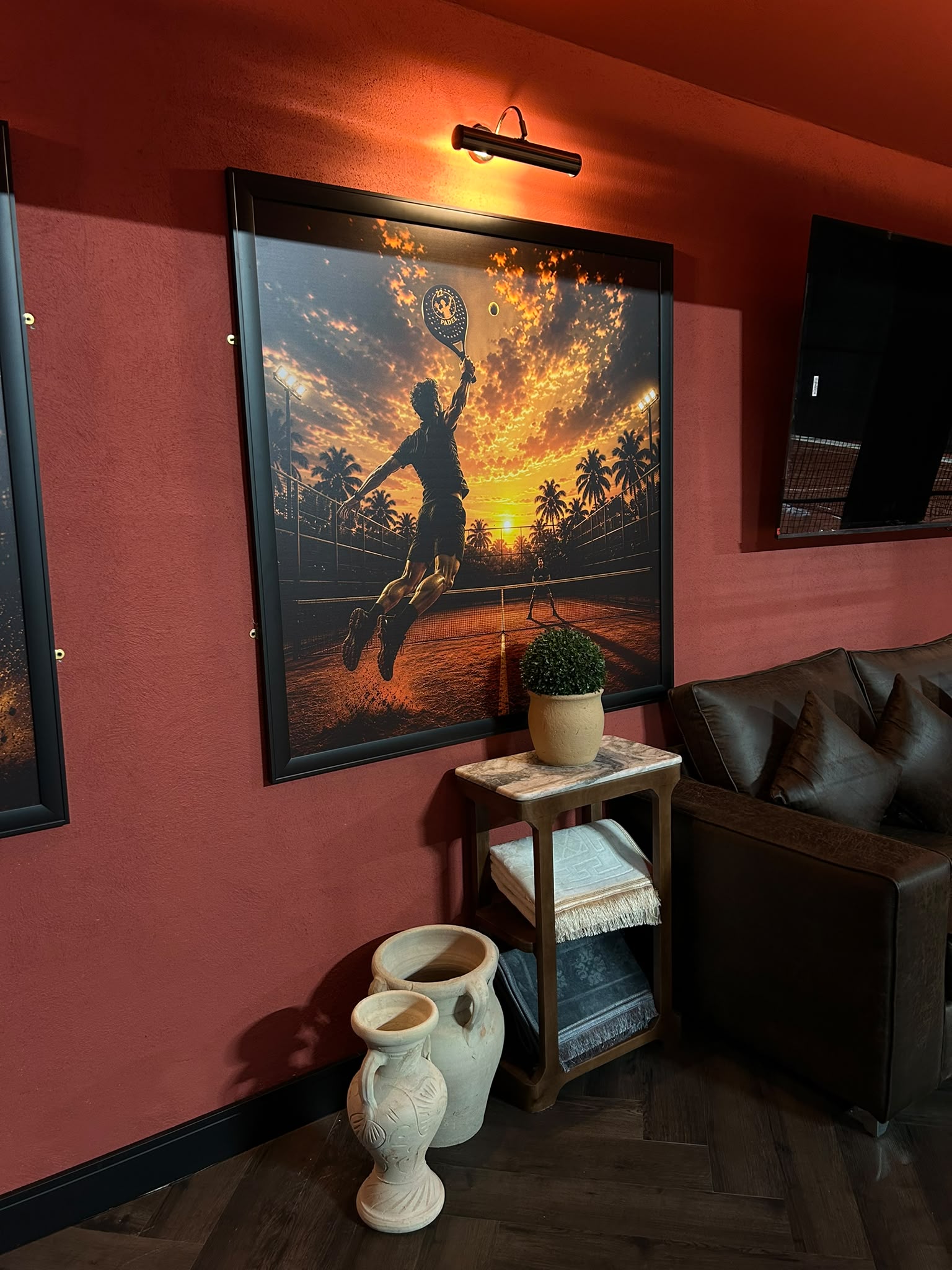 Members lounge at 22 Padel Bradford